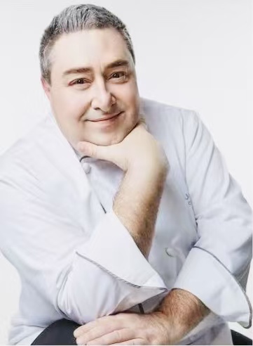 Chef David Marteau, in chef's whites